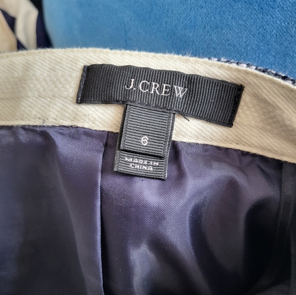 J Crew navy tweed skirt - Picture 8 of 10